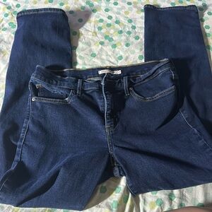 Levi’s 314 Shaping Straight Indigo Blue Jeans W29 x L30 EUC